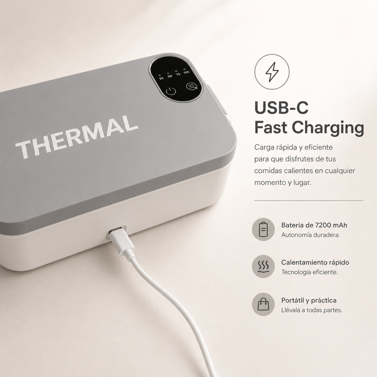 THERMAL Tóper Calefactable Portatil
